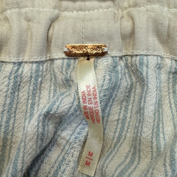 Free People Runyon Oversized Stripe Pants Size M - Picture 7 of 8